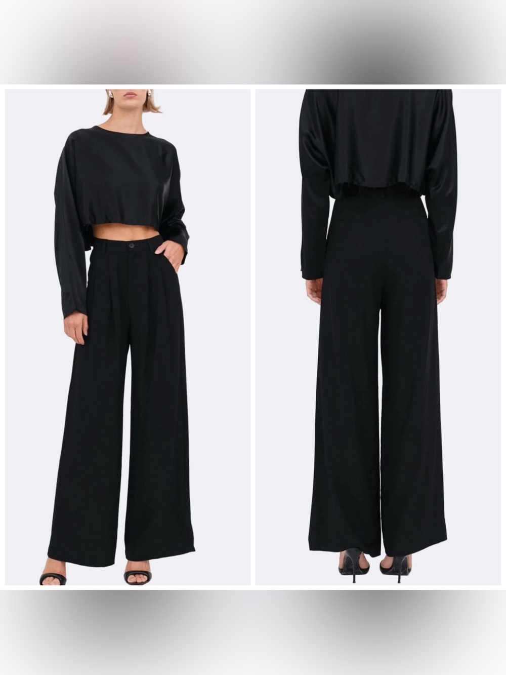 NEW NONchalant Label Fabi Wide-Leg Pant Size small